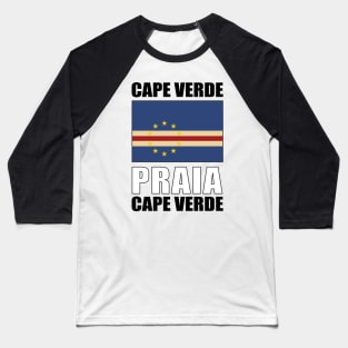 Flag of Cape Verde Baseball T-Shirt